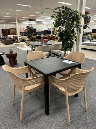 Tuinset Simon, beige, zwart